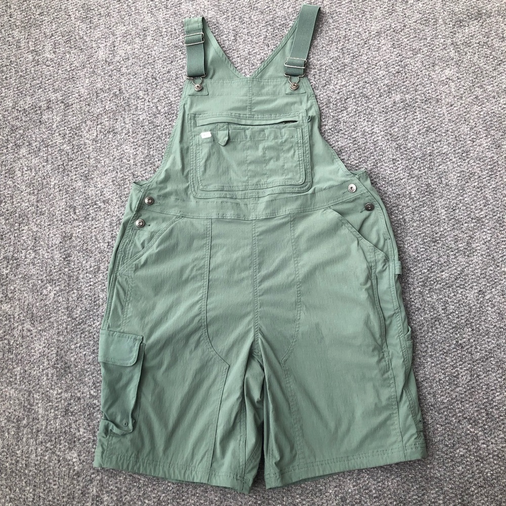 Duluth Trading Co women’s heirloom gardening short overalls size L